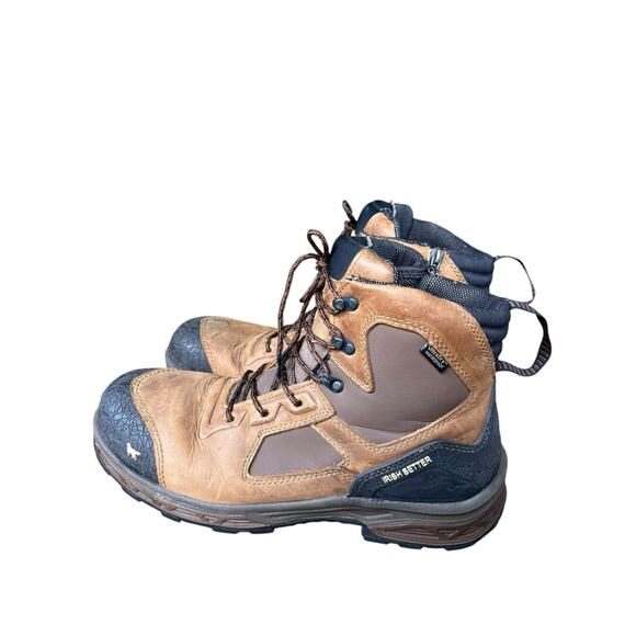 Red Wing Irish Setter Waterproof Lace Up Kasota Safety Toe Boot 83636- 14 - Picture 5 of 11